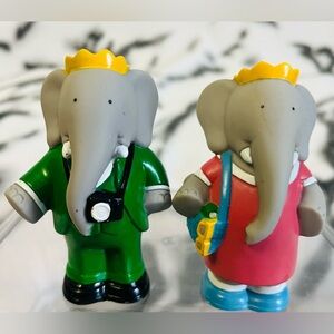 1990 King Babar and Queen Celeste “World Tour” Arby’s Kids Meal 3.5” Vinyl Toy